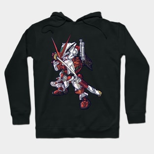 Astray Red Frame Deform Hoodie